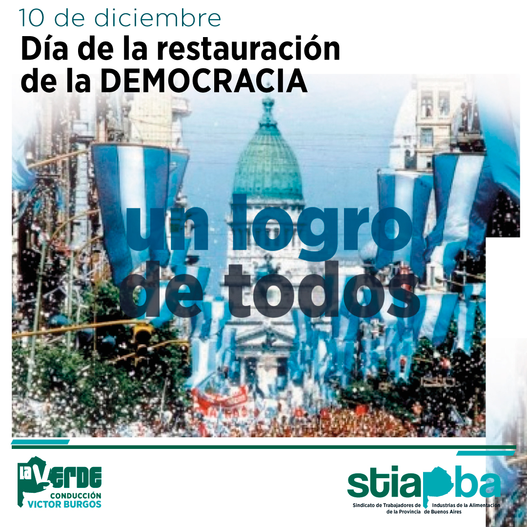 10 de diciembre: Día de la Restauración de la Democracia - Facultad de  Ciencias Económicas, Jurídicas y Sociales